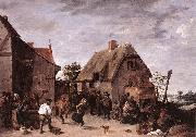 TENIERS, David the Younger Flemish Kermess kh oil painting
